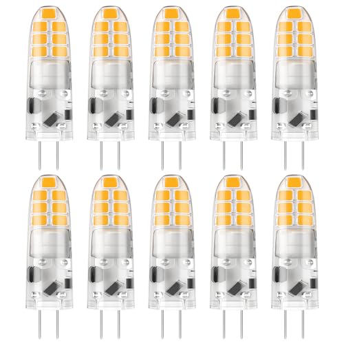 Detalle de DiCUNO G4 LED Warmweiß 2W – 3000K, 200 lm, 10er Pack (G4)