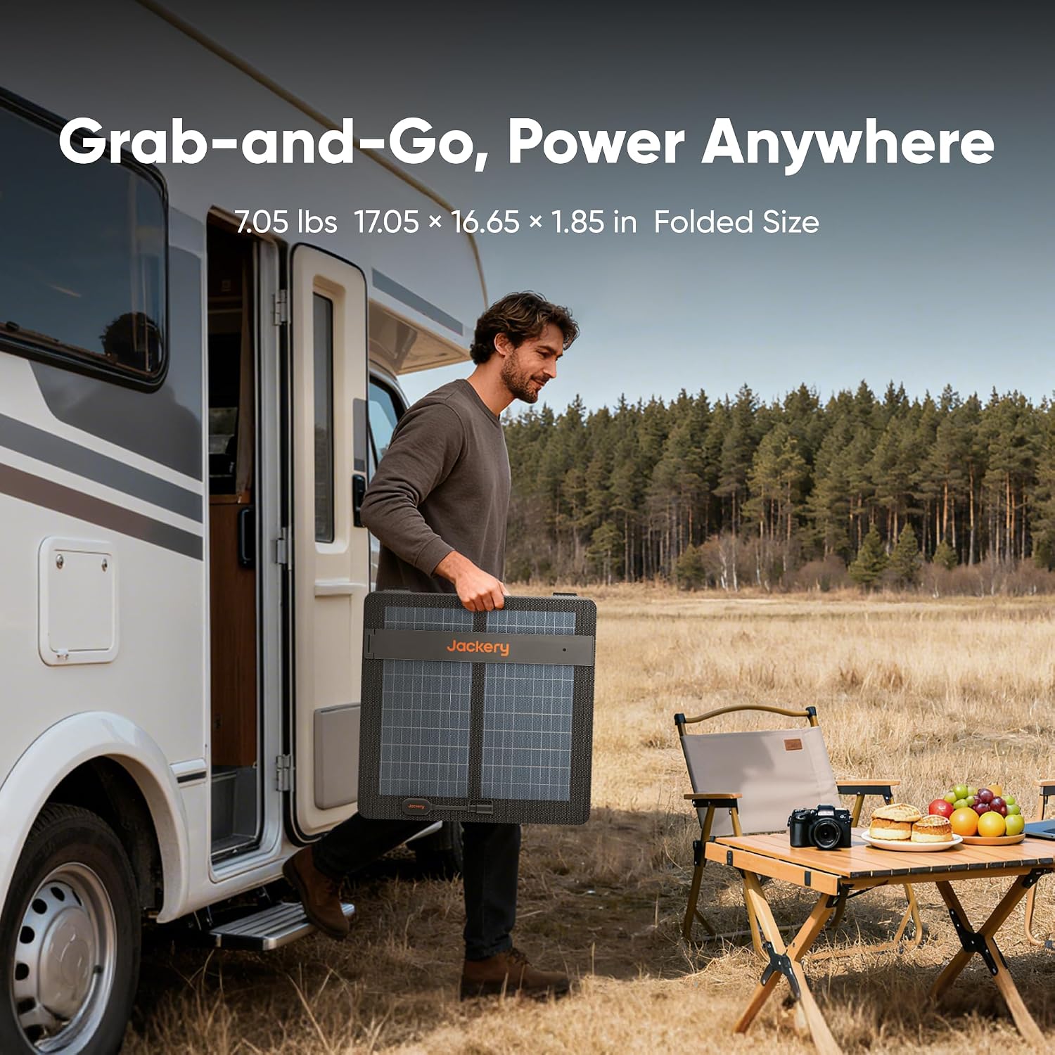 Detalle 2 de Jackery SolarSaga 100W Air Solar Panel: Ultra-Light, Bifacial Power for Off-Grid Adventures