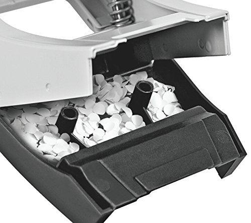 Detalle 2 de Leitz NeXXt Bürolocher aus Metall – 30 Blatt, Anschlagschiene, 888 mm Lochabstand, 5,5 mm Löcher, schwarz