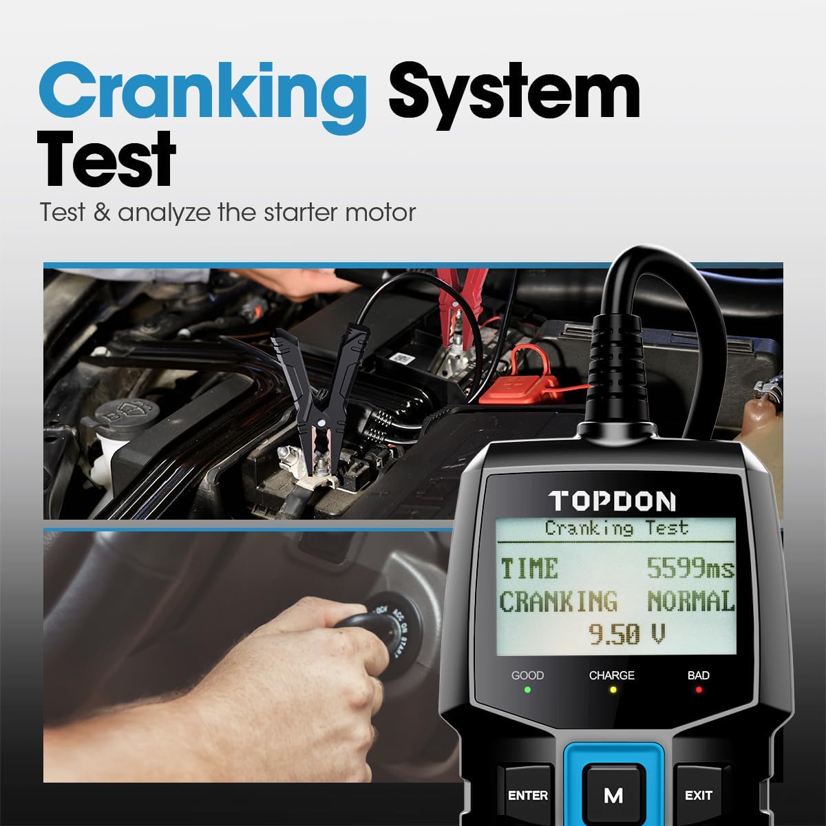 Thumbnail 1 de TOPDON BT100-A 12V Batterietester