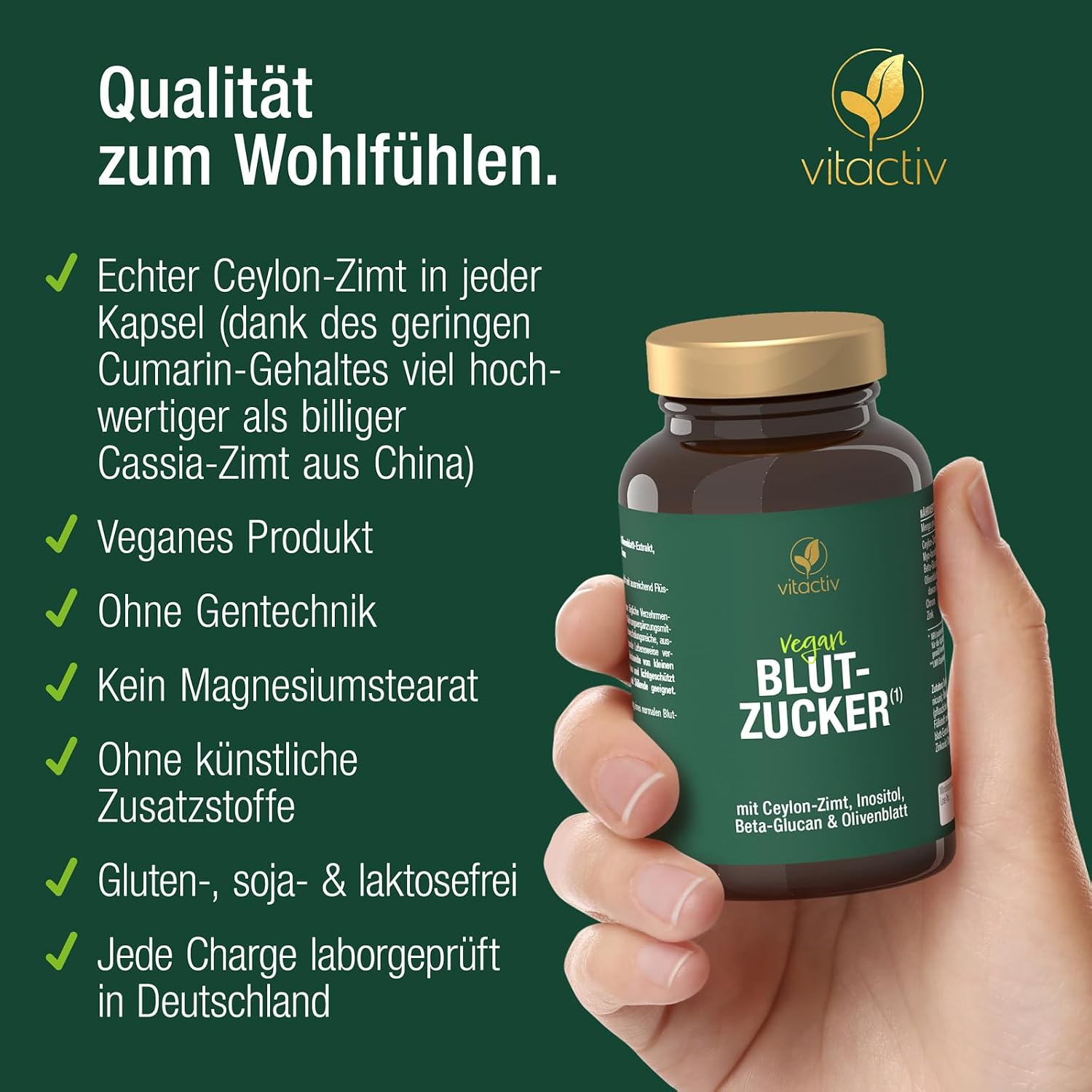 Thumbnail 4 de VITACTIV Blutzucker Kapseln 90 Stück