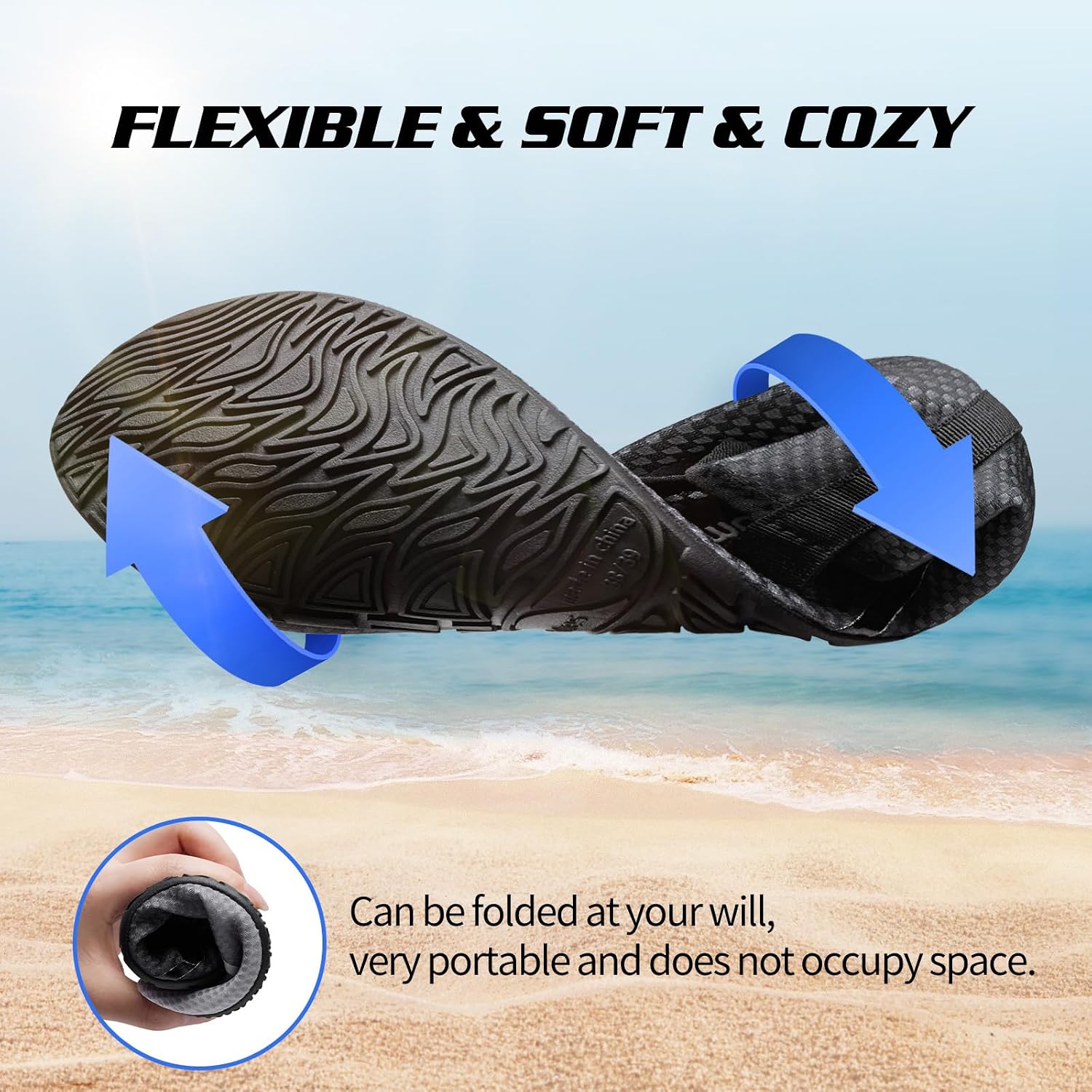 Thumbnail 3 de Swim Water Shoes Aqua Socks Barefoot for Sea Beach Swimming Shoes Pool – Ladies & Men