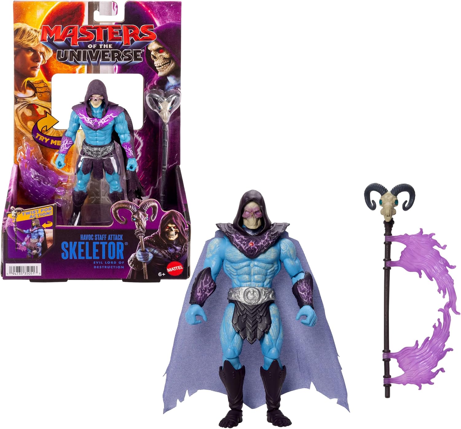 Imagen de Masters of the Universe: Skeletor, action figure con scettro Havoc – 14 cm, versione ispirata al film 2026 en OfertitasTOP