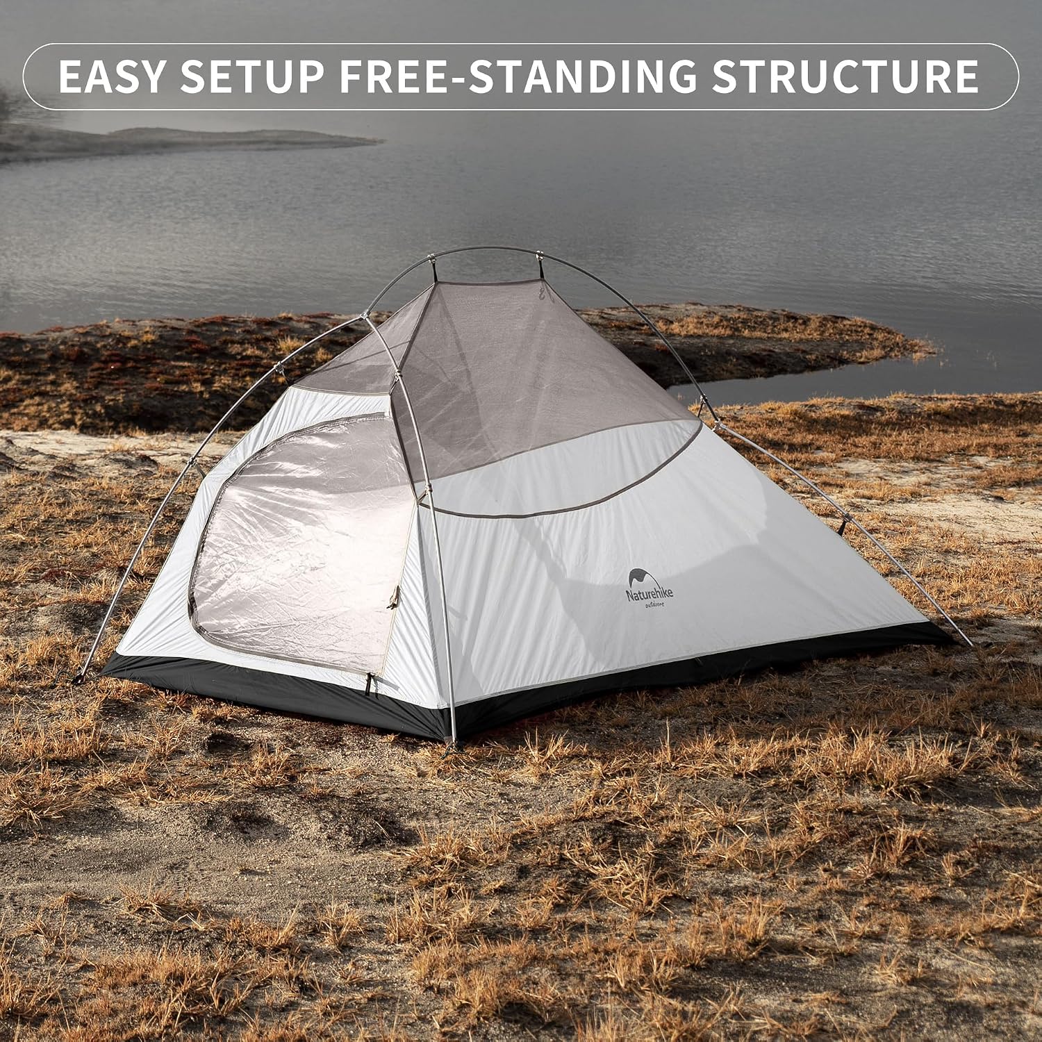 Thumbnail 6 de Naturehike Cloud Up Pro/Base/UL/EXT Zelt 2 Personen – Leichtes Kuppelzelt für Outdoor-Trekking