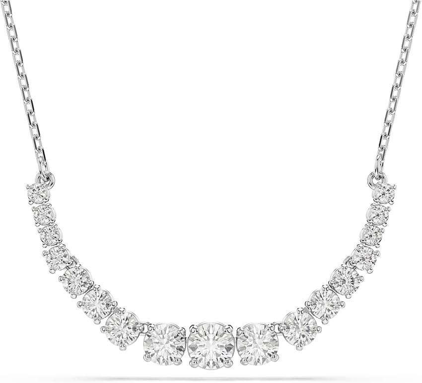 Imagen de Swarovski Collar Matrix Blanco 💎 Degradado de Tallas en OfertitasTOP