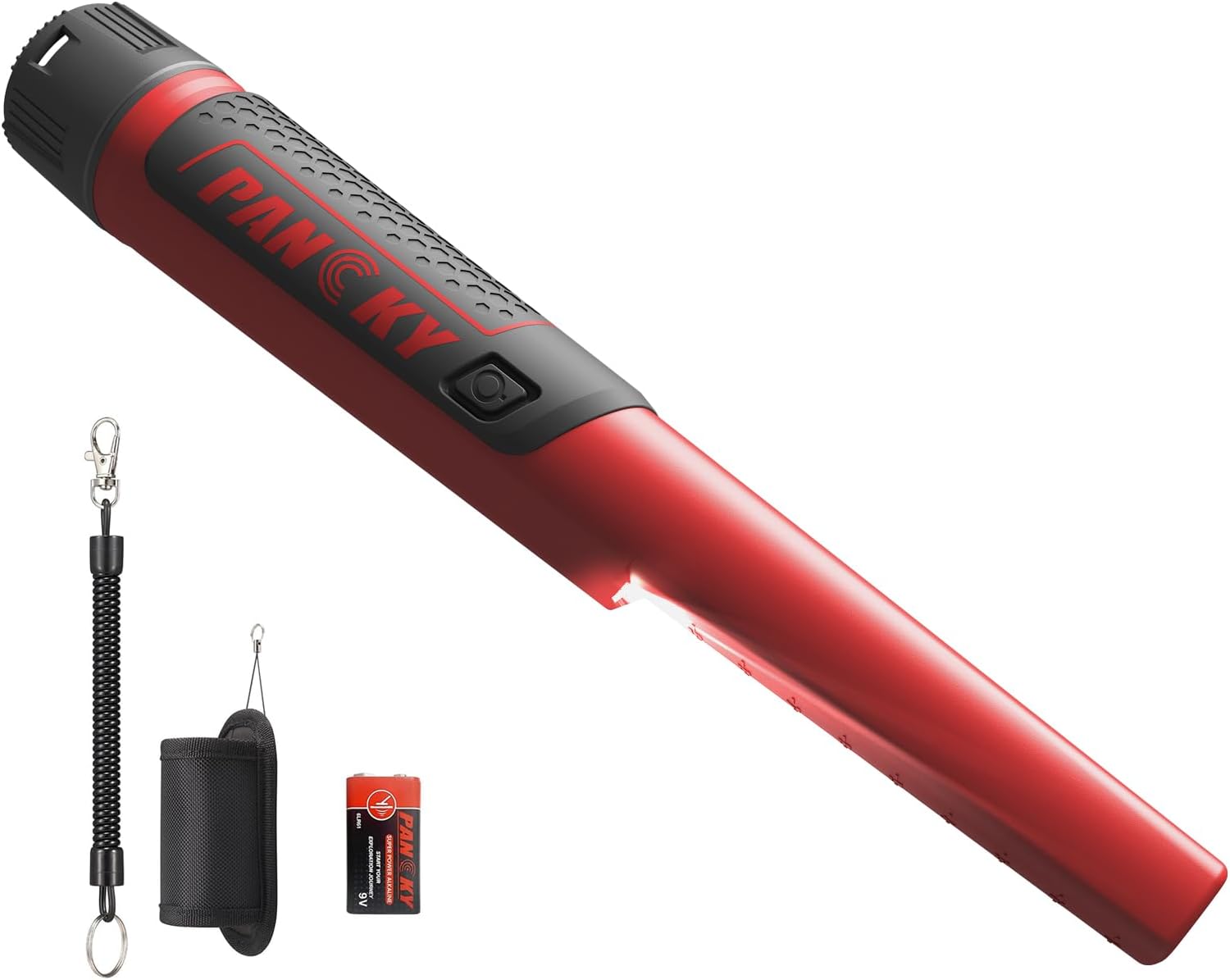 Detalle de PANCKY Metal Detector Pinpointer, Waterproof 360° Wand with Adjustable Sensitivity