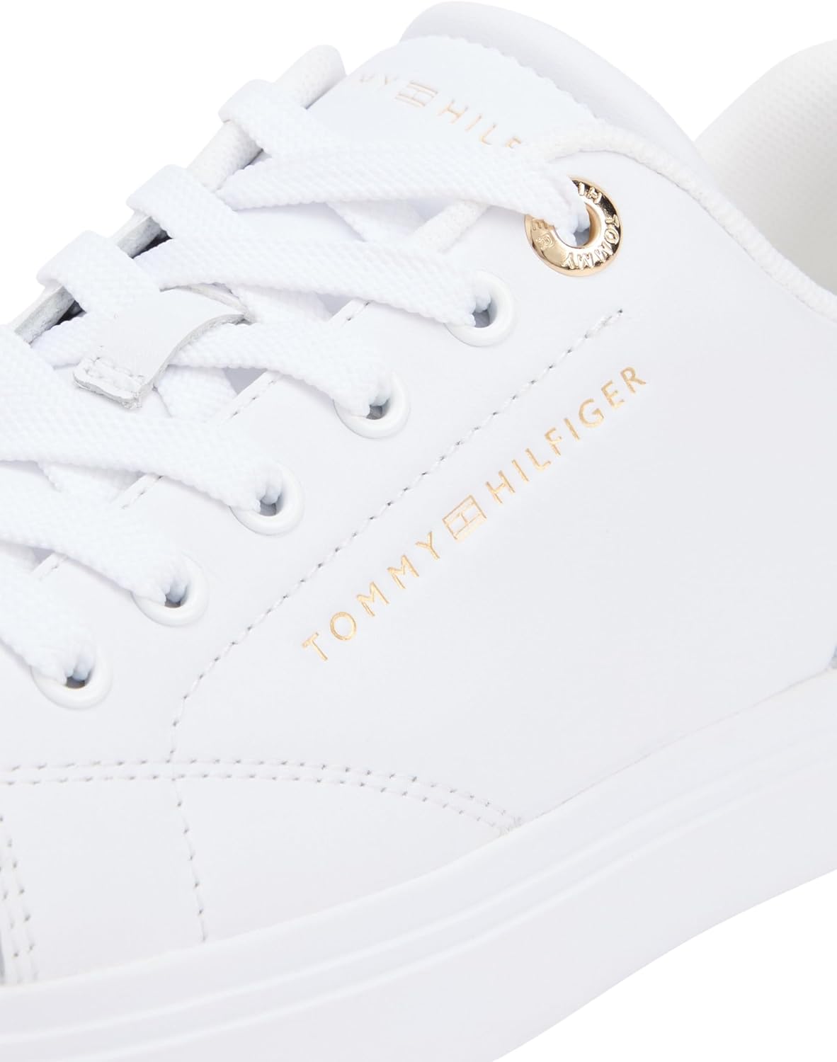 Thumbnail 3 de Tommy Hilfiger TH Feminine Cupsole Leather Fw0fw09105, Basso Top Donna