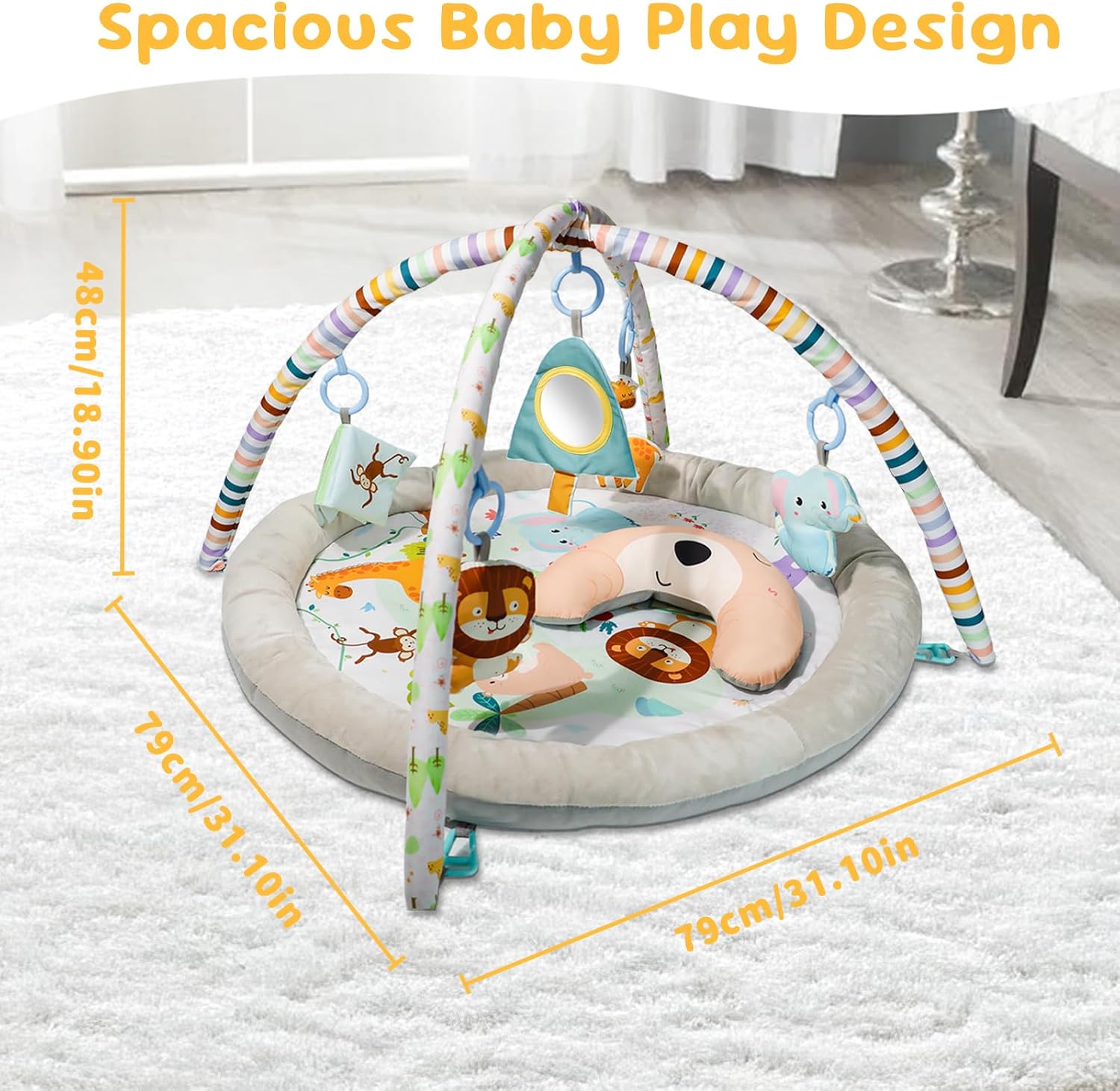 Thumbnail 5 de Baby Play Mat Activity Gym for 0-36 Months