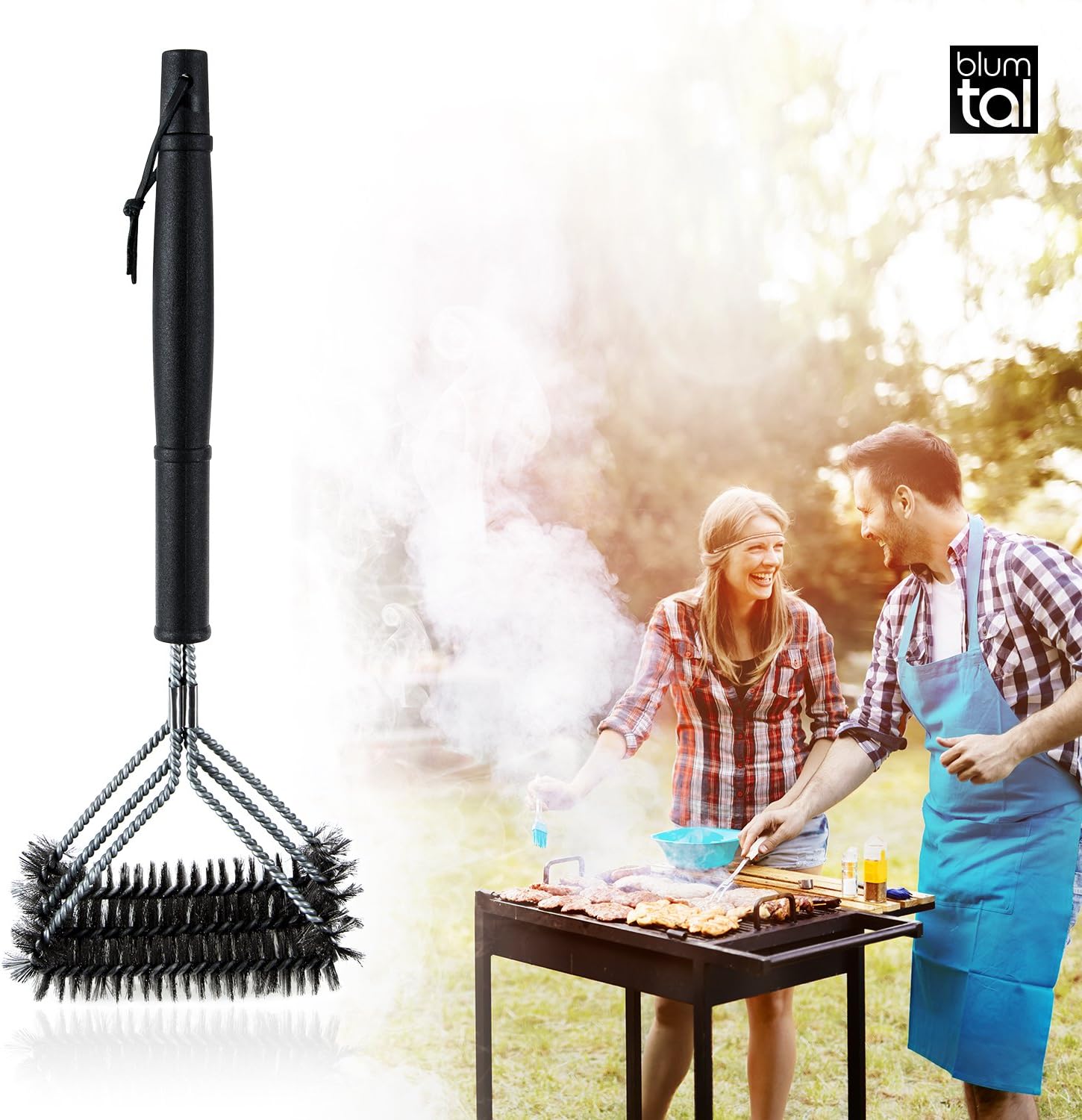 Thumbnail 5 de Blumtal Spazzola Barbecue Pulisci Griglia 3 in 1 – Spazzola in Acciaio Inox lavabile in lavastoviglie