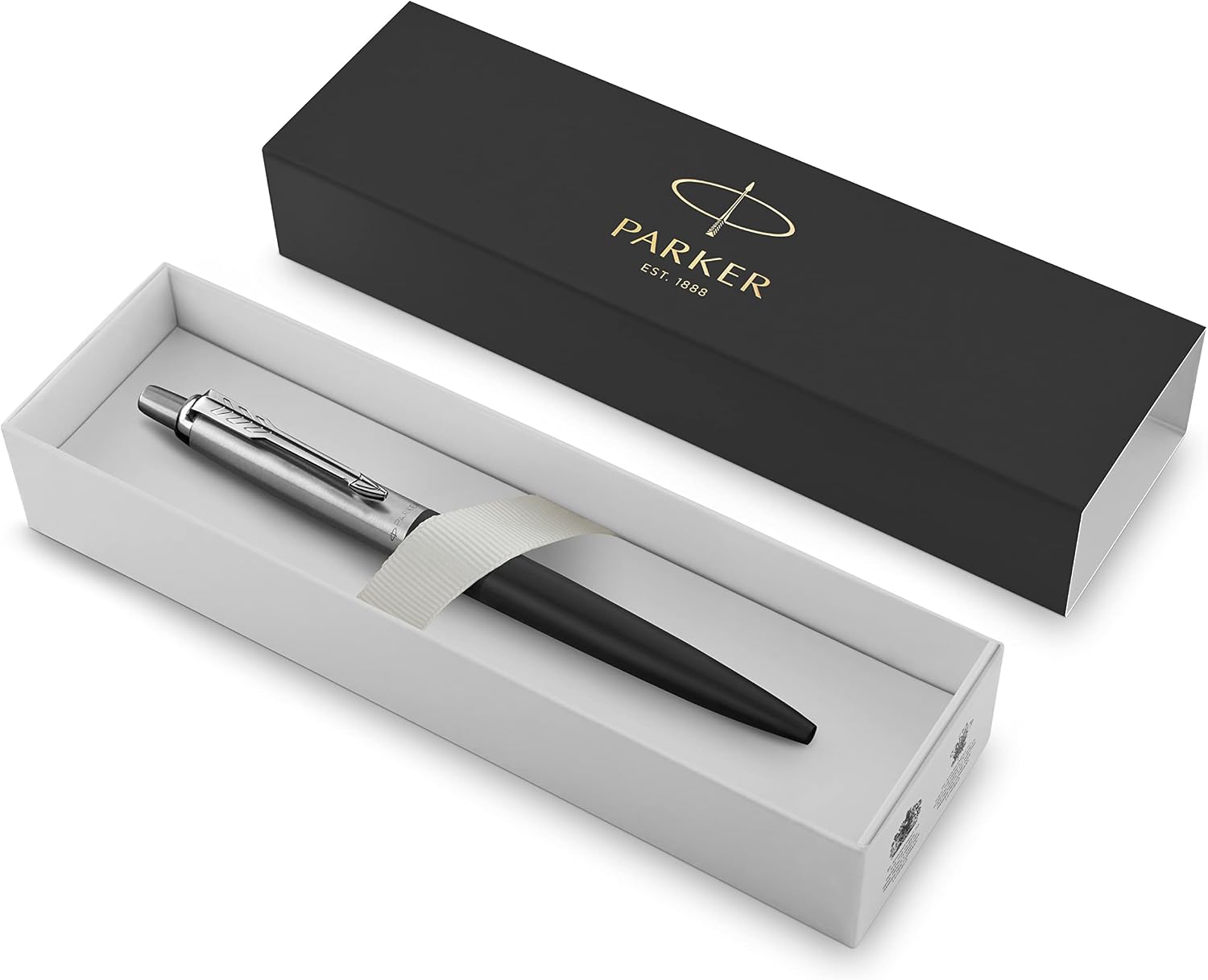 Detalle 2 de Parker Jotter XL stylo bille Noir Mat Richmond moyenne encre bleue