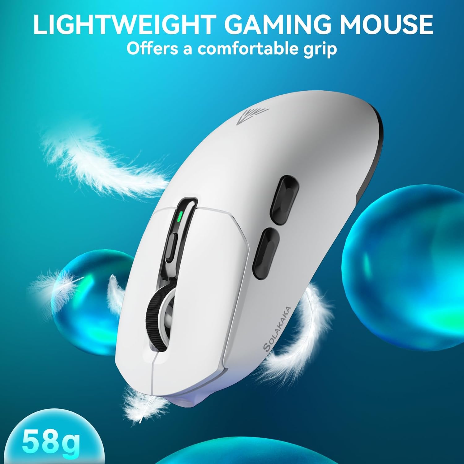 Thumbnail 6 de SOLAKAKA SM820 Wireless Gaming Mouse with RGB Dock, 24,000 DPI