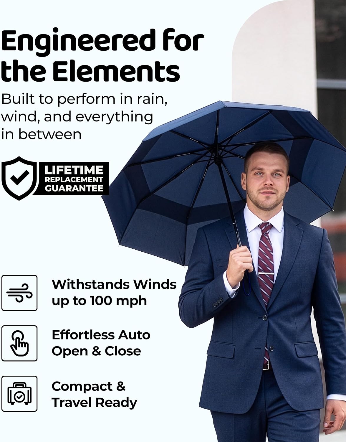 Detalle de Repel Travel Umbrella 11.5-Inch