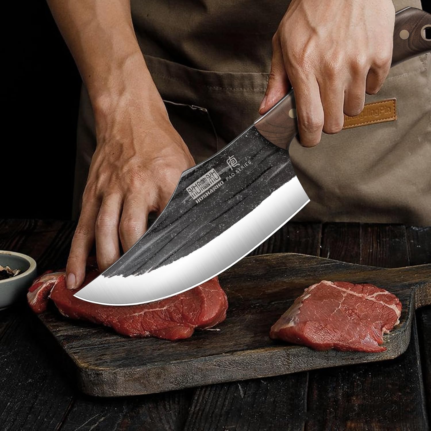 Detalle 2 de HOSHANHO Butcher Knife Set, 8-Piece