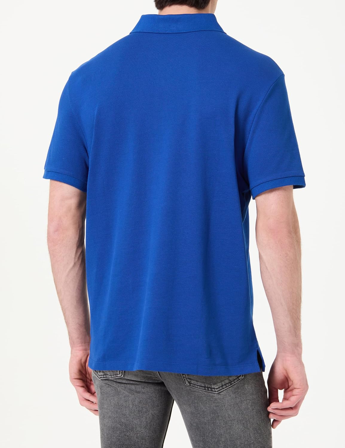 Thumbnail 2 de Calvin Klein Polo SS Monogram de piqué LV040EM269 para hombre, Chase Blue (talla M)