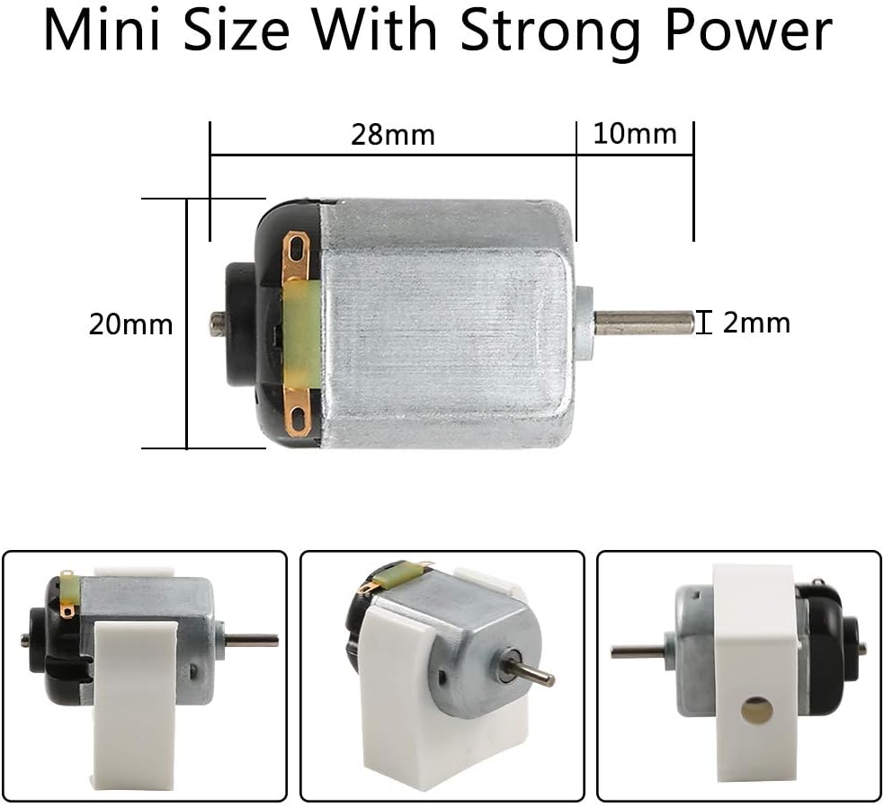Thumbnail 3 de Sntieecr 6 Set 131 PCS DC Motors Kit (1.5–3V) with Propellers, Bulbs & Buzzer Sounders