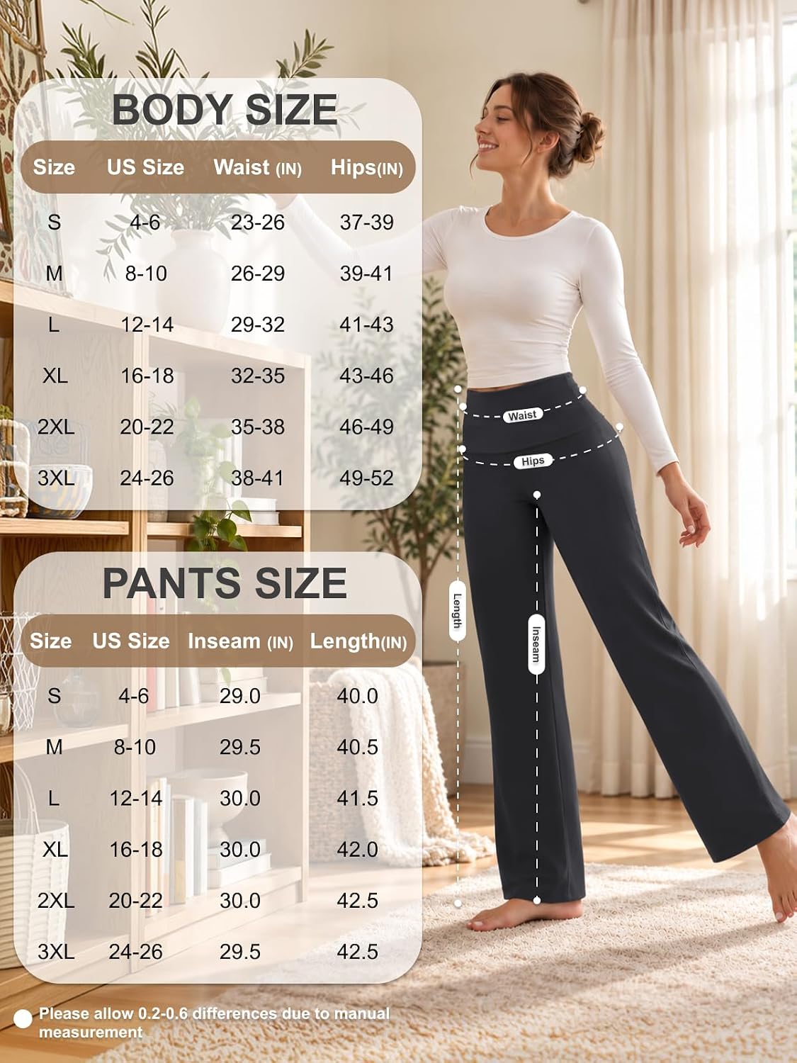 Thumbnail 6 de COPYLEAF Wide-Leg Yoga Pants with Nylon-Lycra Waistband