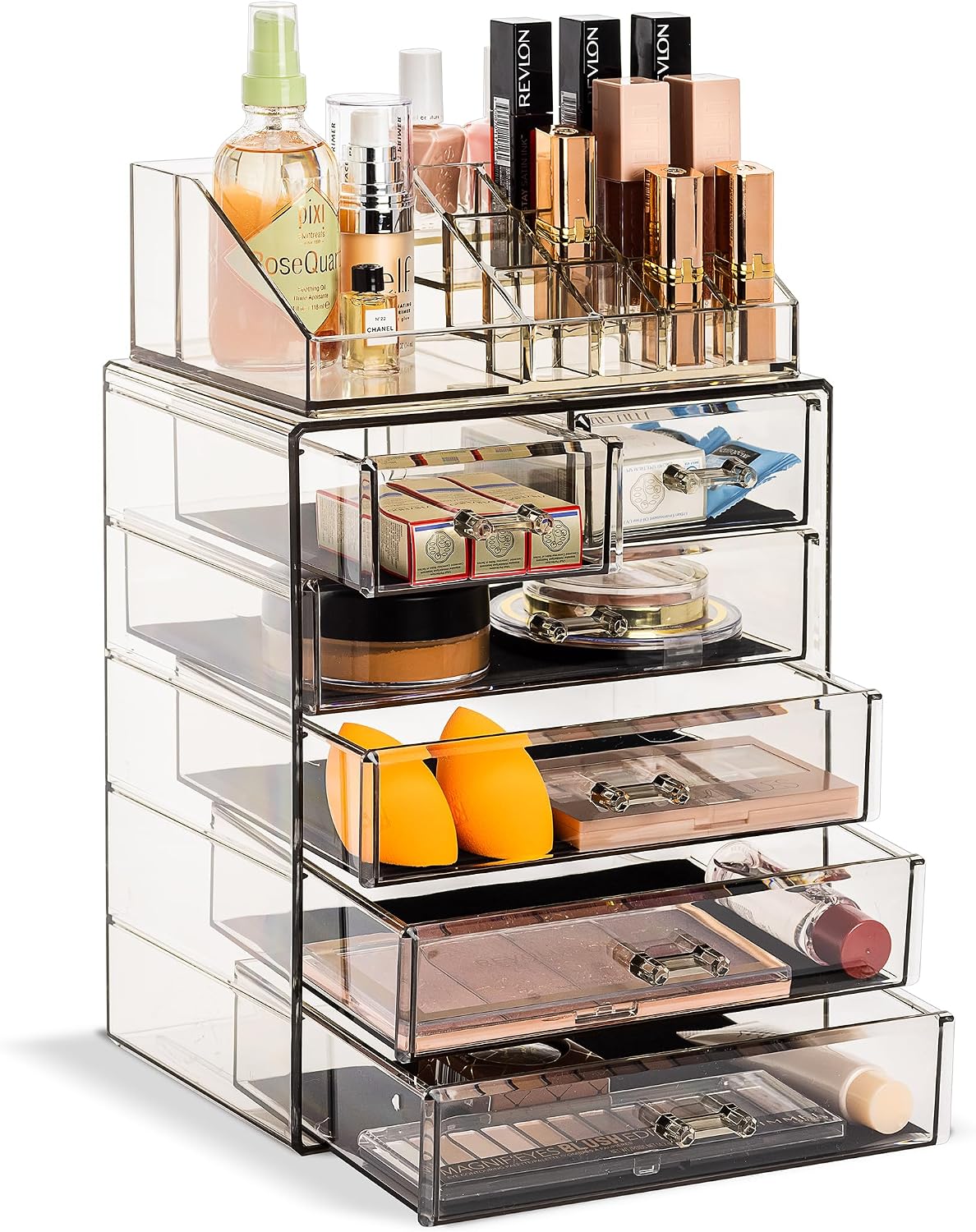 Sorbus Acrylic Makeup Organizer Set 6-Drawer