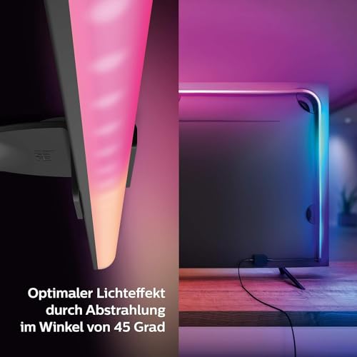 Thumbnail 2 de Philips Hue Gradient Lightstrip 65 Zoll – dimmbar, curvature für TV mit 16 Mio. Farben
