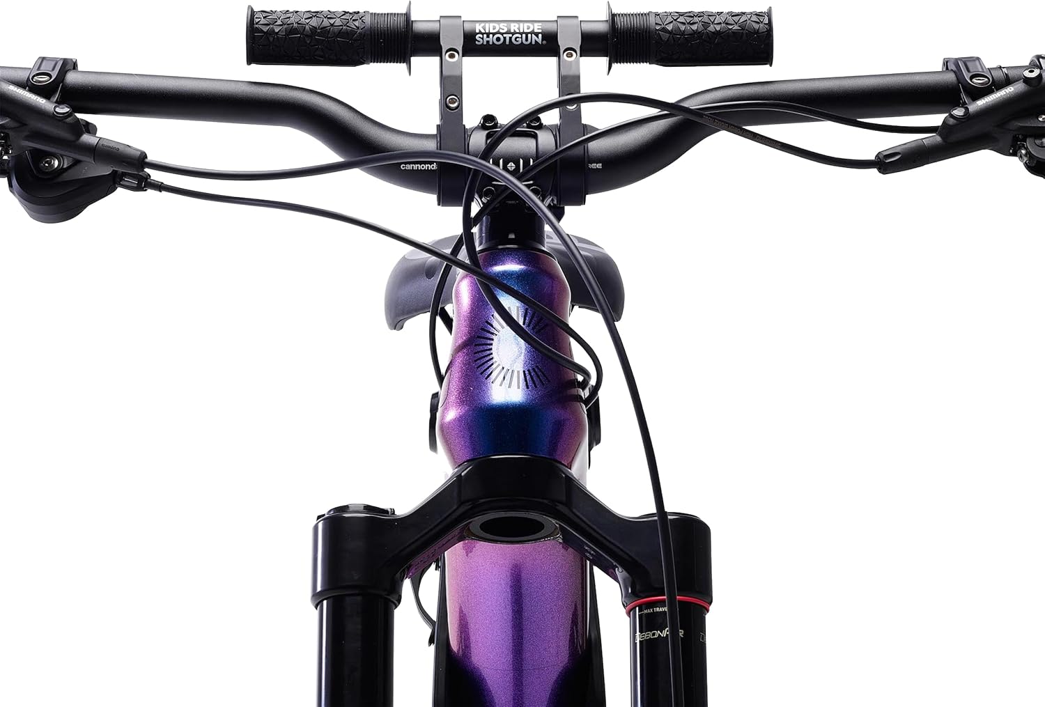 Detalle 2 de Kids Ride Shotgun – Guidons 2.0, compatible VTT adultes et sangle sécurité pour enfants