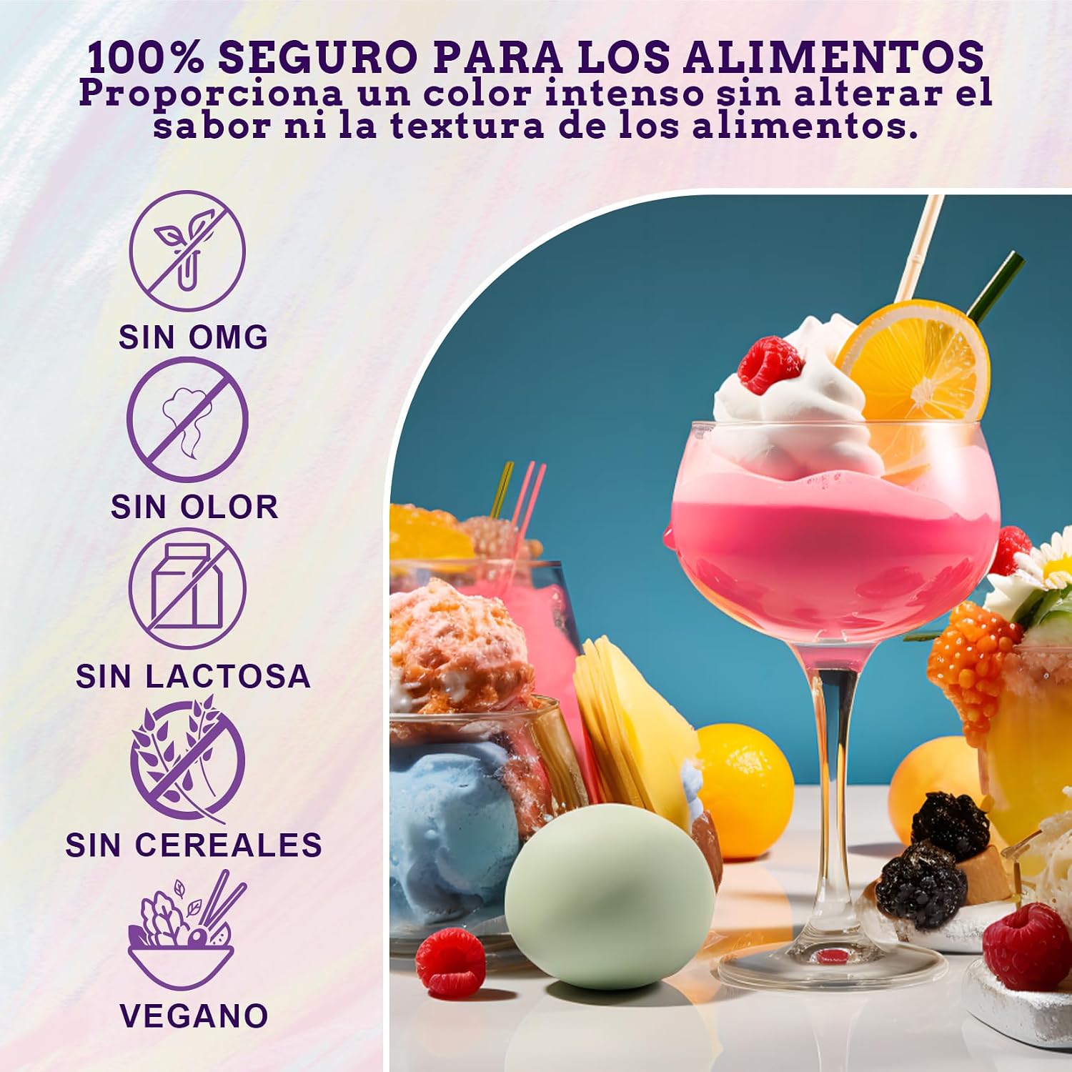 Detalle de Colorante Alimentario Rosa 30ml x 3 - Alta Concentración, Repostería 🎨