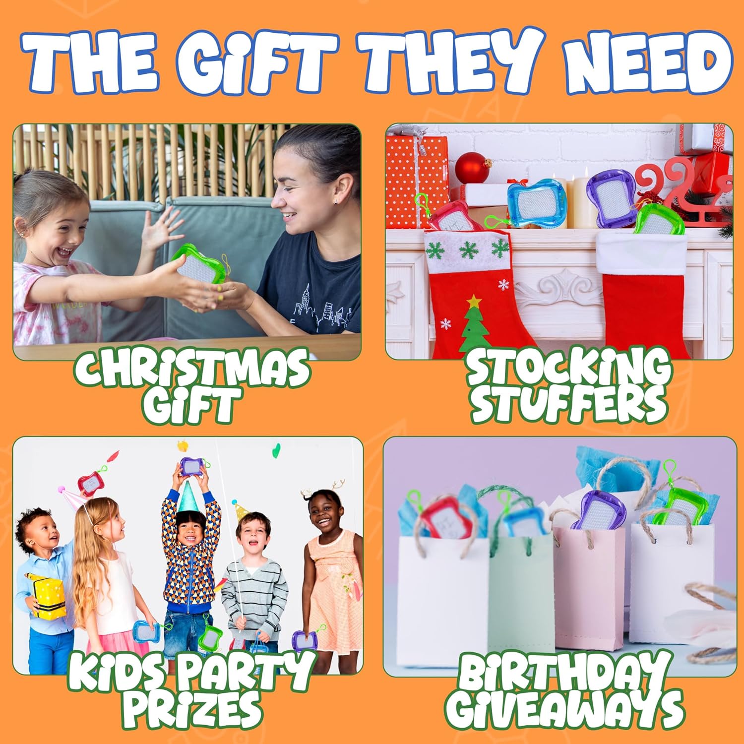 Thumbnail 2 de Mini Magnetic Drawing Board Pack of 12 erasable sketch pad 🎨