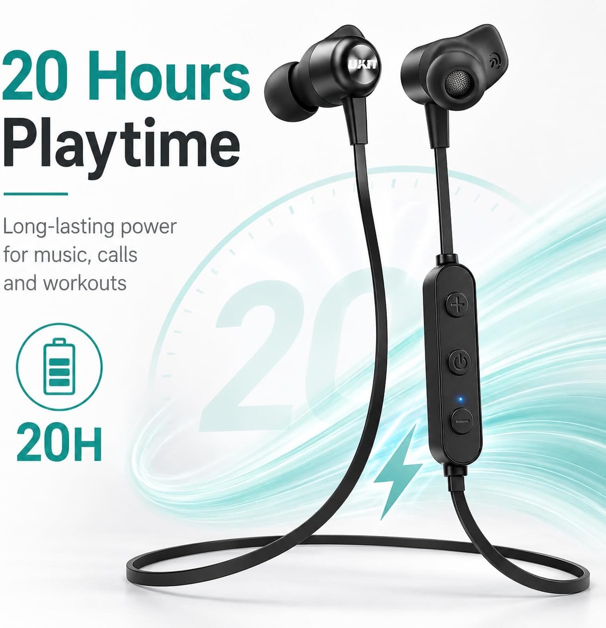 Detalle 2 de UXD Cuffie Bluetooth 20 Ore