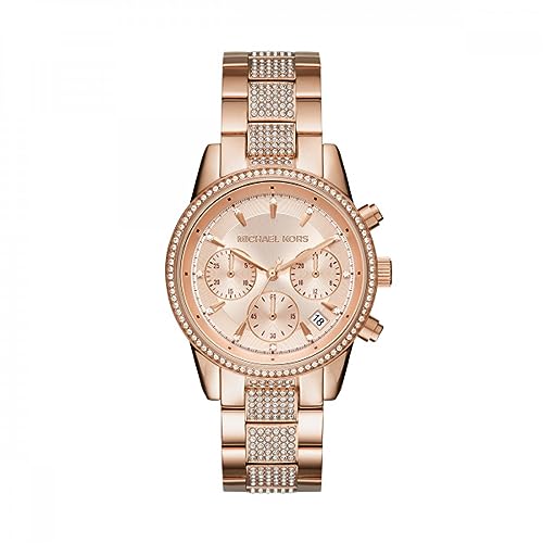 Detalle de Michael Kors MK6485 Women's Rose Gold Stainless Steel Quartz Watch – A practical, stylish everyday timepiece