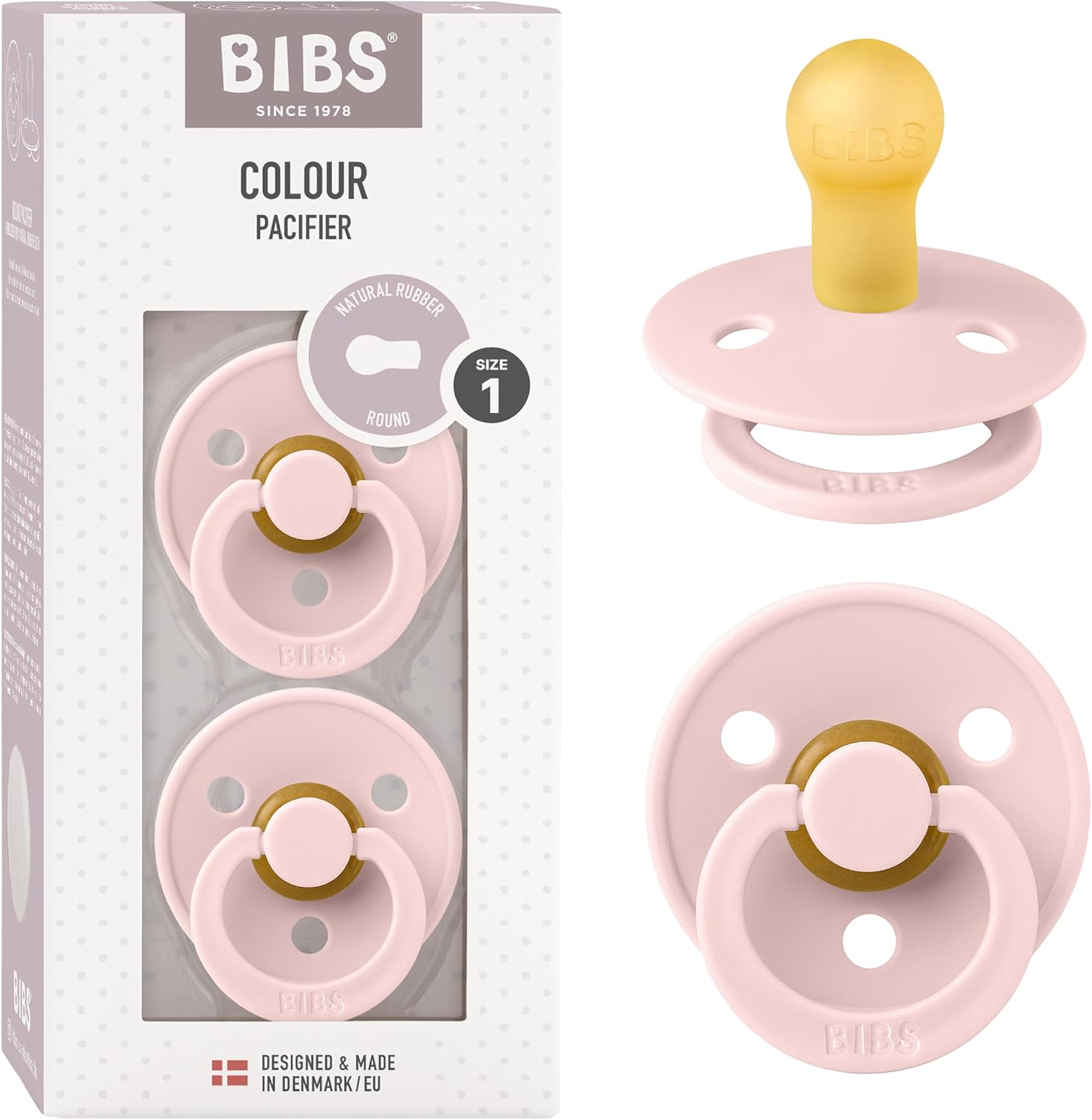 Tétine BIBS Colour, sucettes sans bisphénol A ⚙