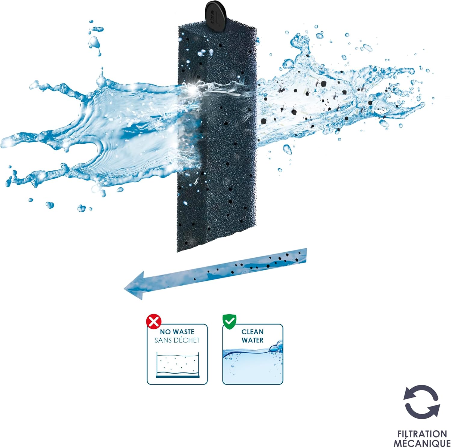 Detalle de Ciano Web Pack 3 Months L – Trattamento acqua per acquario (ricambi per filtro CIANO CFBIO L)