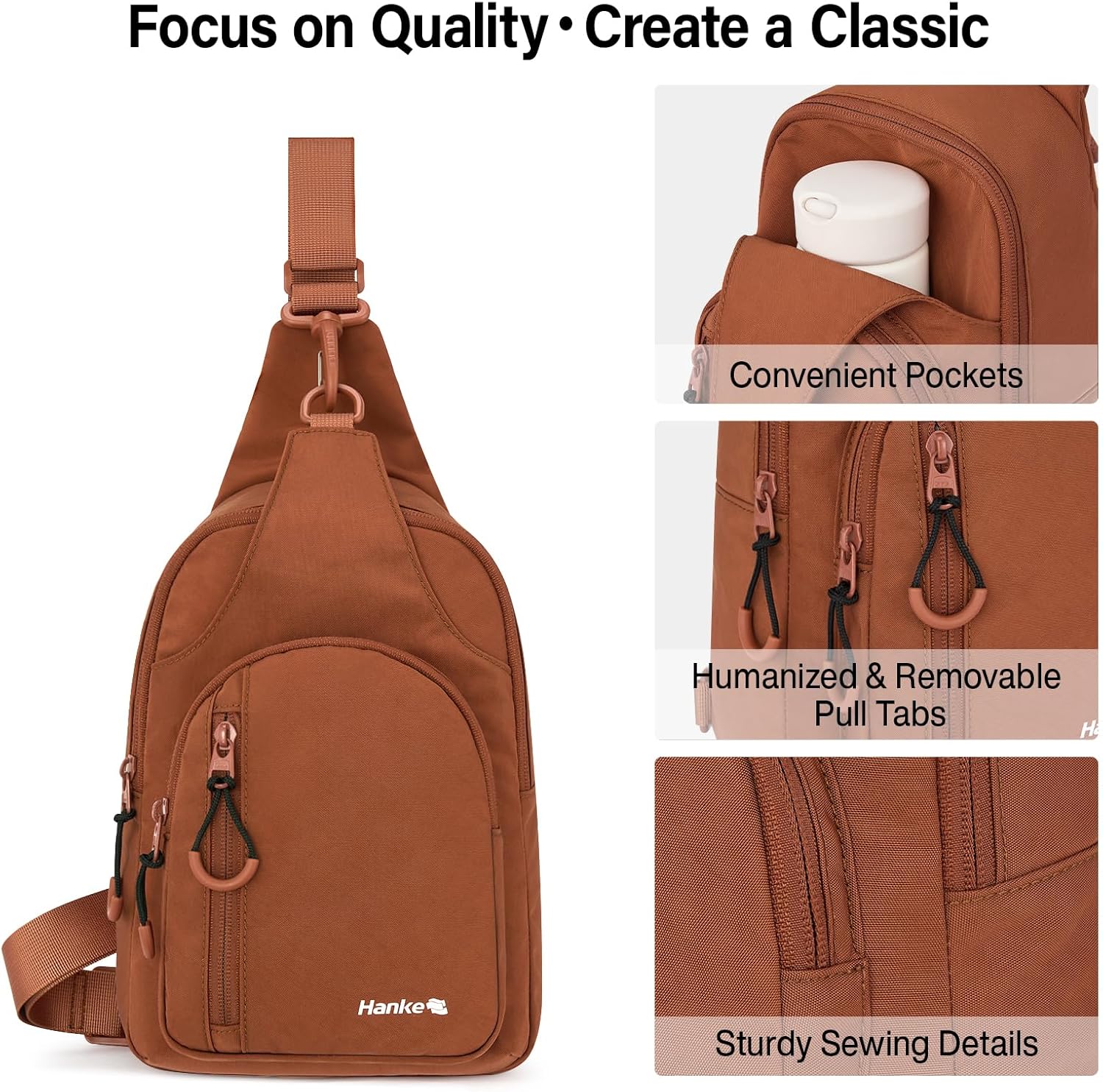 Detalle 2 de Hanke crossbody bag with 5 pockets