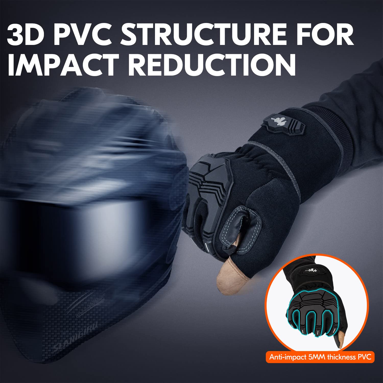 Thumbnail 3 de Vgo Winter Work Gloves Waterproof Touchscreen for Trucker 🧤