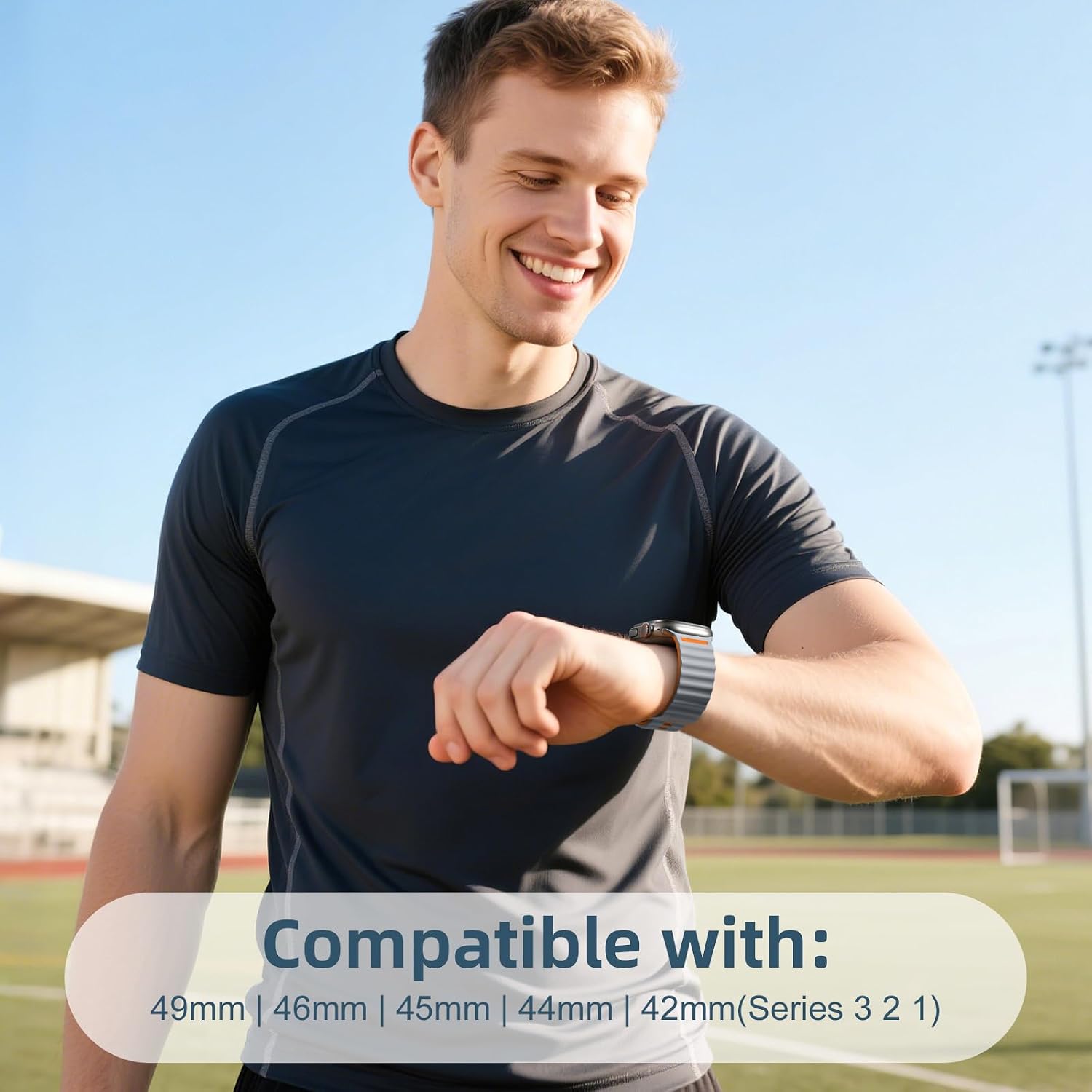 Thumbnail 6 de Mastten Sports Strap for Apple Watch Ultra 49mm