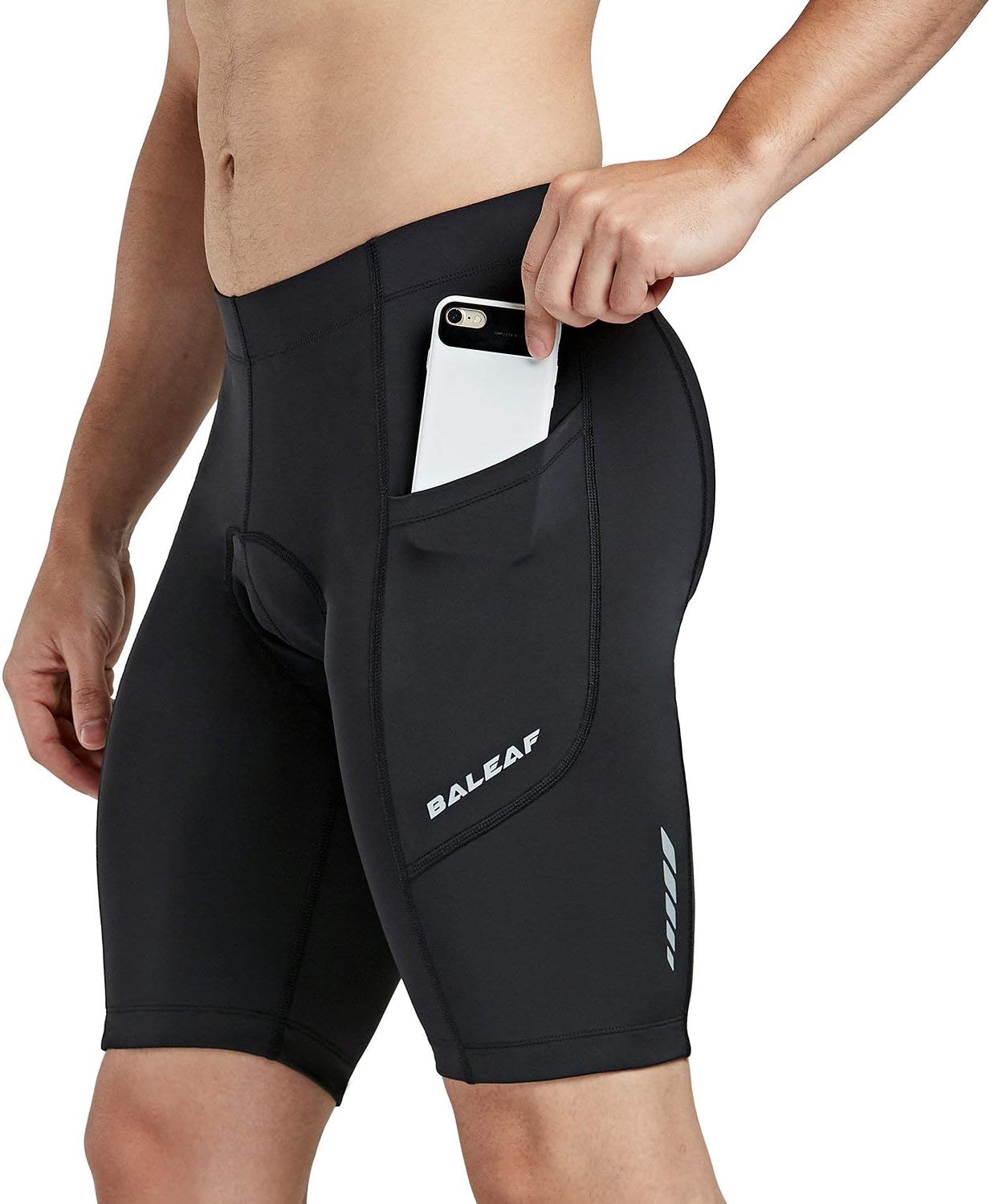 Thumbnail 6 de Baleaf Men's Padded Bike Shorts with Pockets and UPF 50+