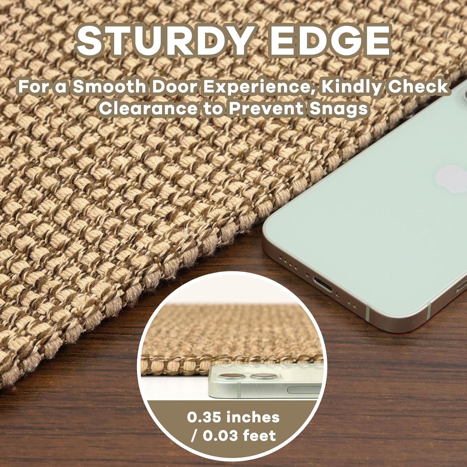 Thumbnail 1 de EARTHALL 5x7 Ft Woven Area Rug