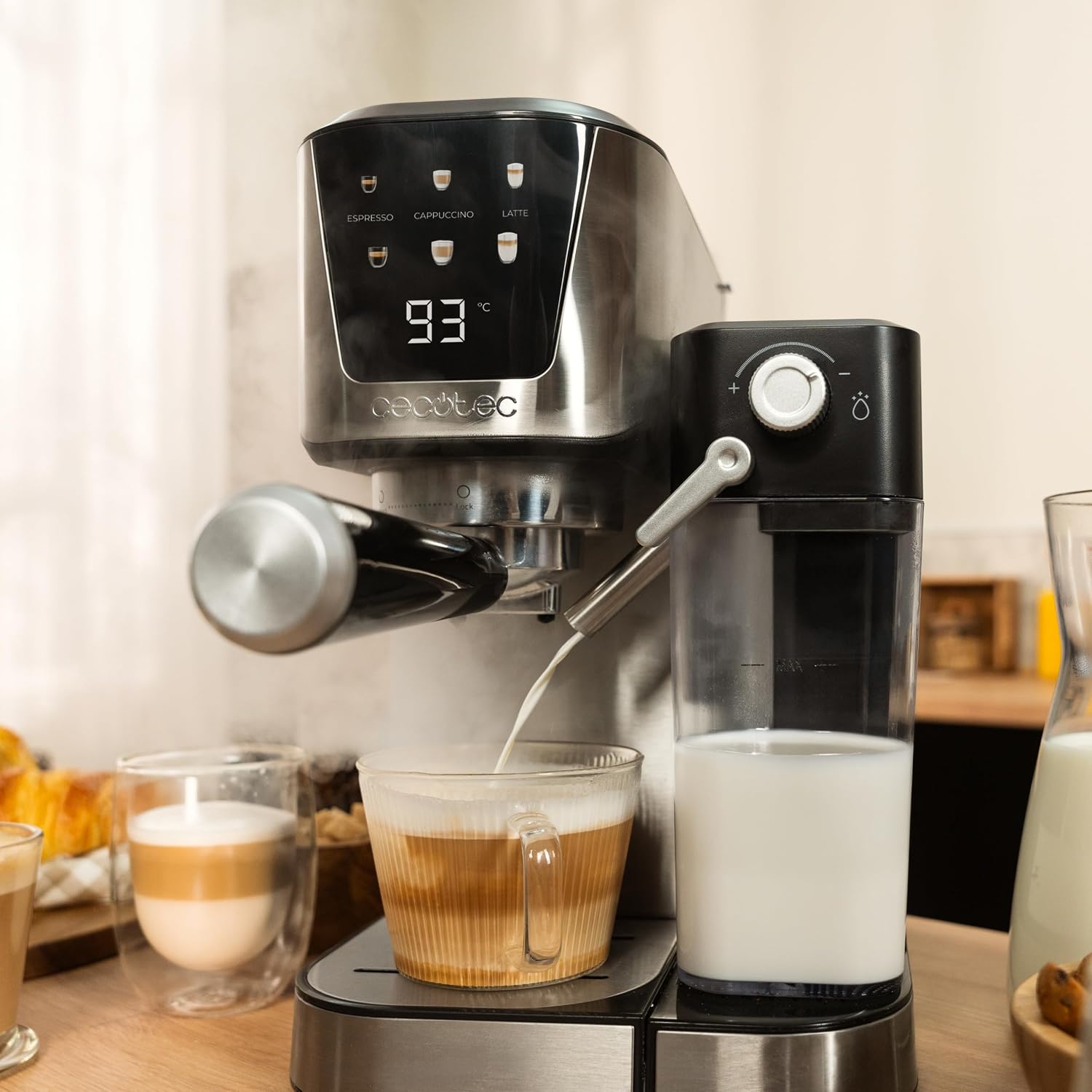 Thumbnail 6 de Cecotec Power Espresso 20 Cream ☕️ Cafetera Semiautomática 20 Bares