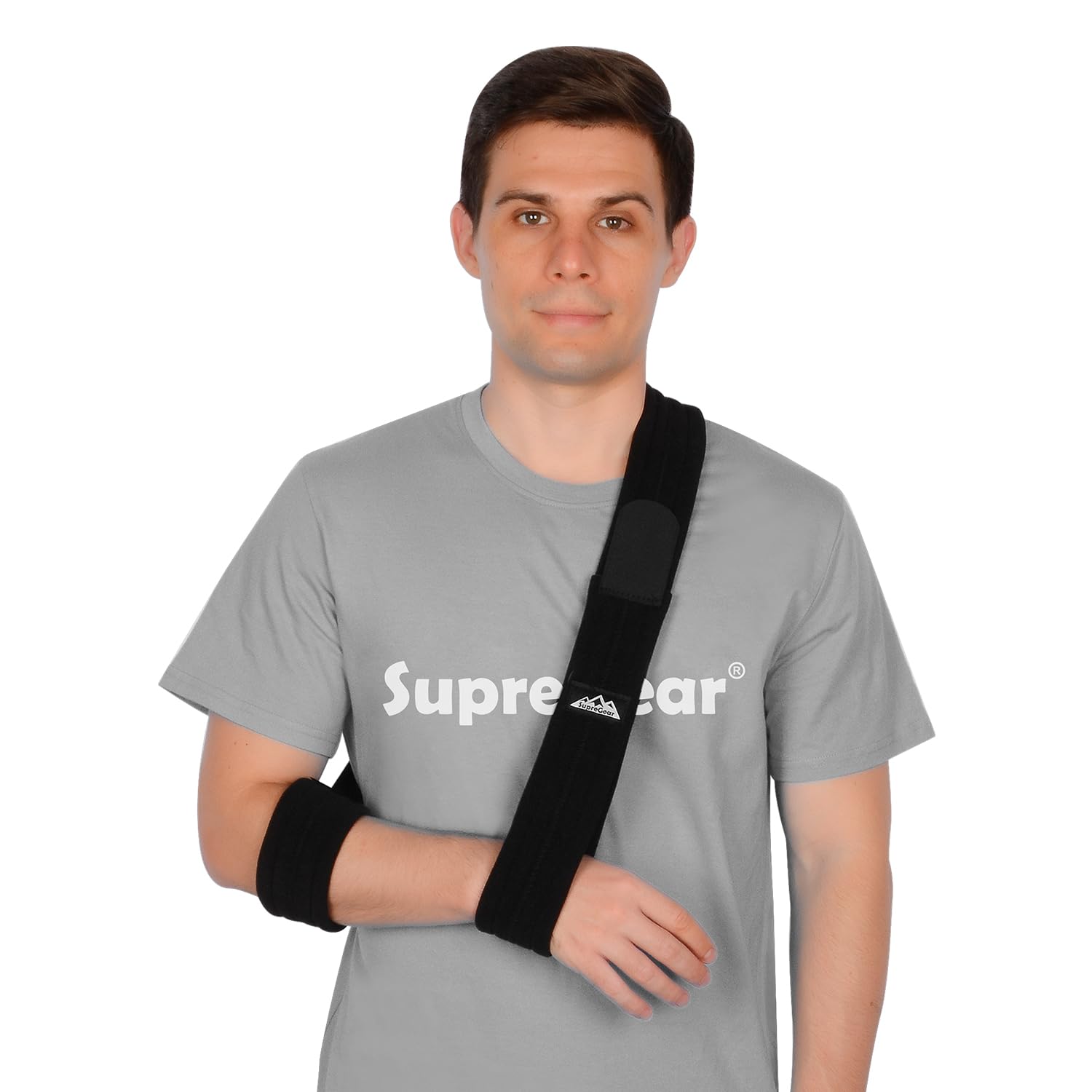 Detalle de supregear AS00000005 armslinga, justerbar och ventilerande
