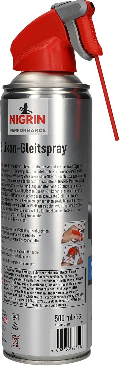 Thumbnail 4 de NIGRIN HyBrid Silikon-Gleitspray 500 ml đź›