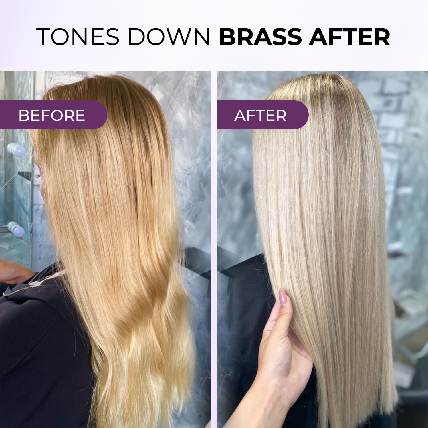 Detalle 2 de Karseell Purple Haarmaske 100 ml – violett für Blond-, Grauab Haar
