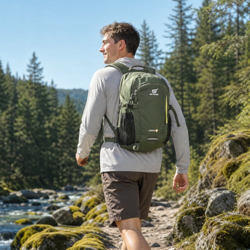 Detalle de SKYSPER 20L: Mochila de senderismo ultraligera y resistente para aventura al aire libre