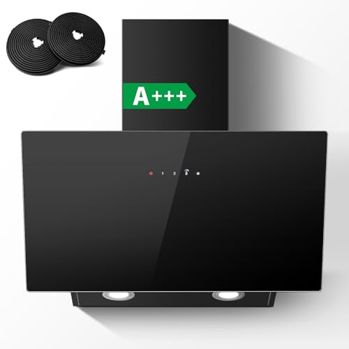 Thumbnail 8 de TopStrong Cooker Hood 60cm: Wall-Mounted, A+++ Black Extractor with 450 m³/h, Touch Control and 3 Speed + Booster