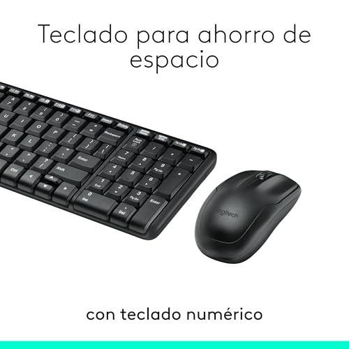 Thumbnail 2 de Logitech MK220 Combo: teclado y ratón inalámbricos compactos para Windows