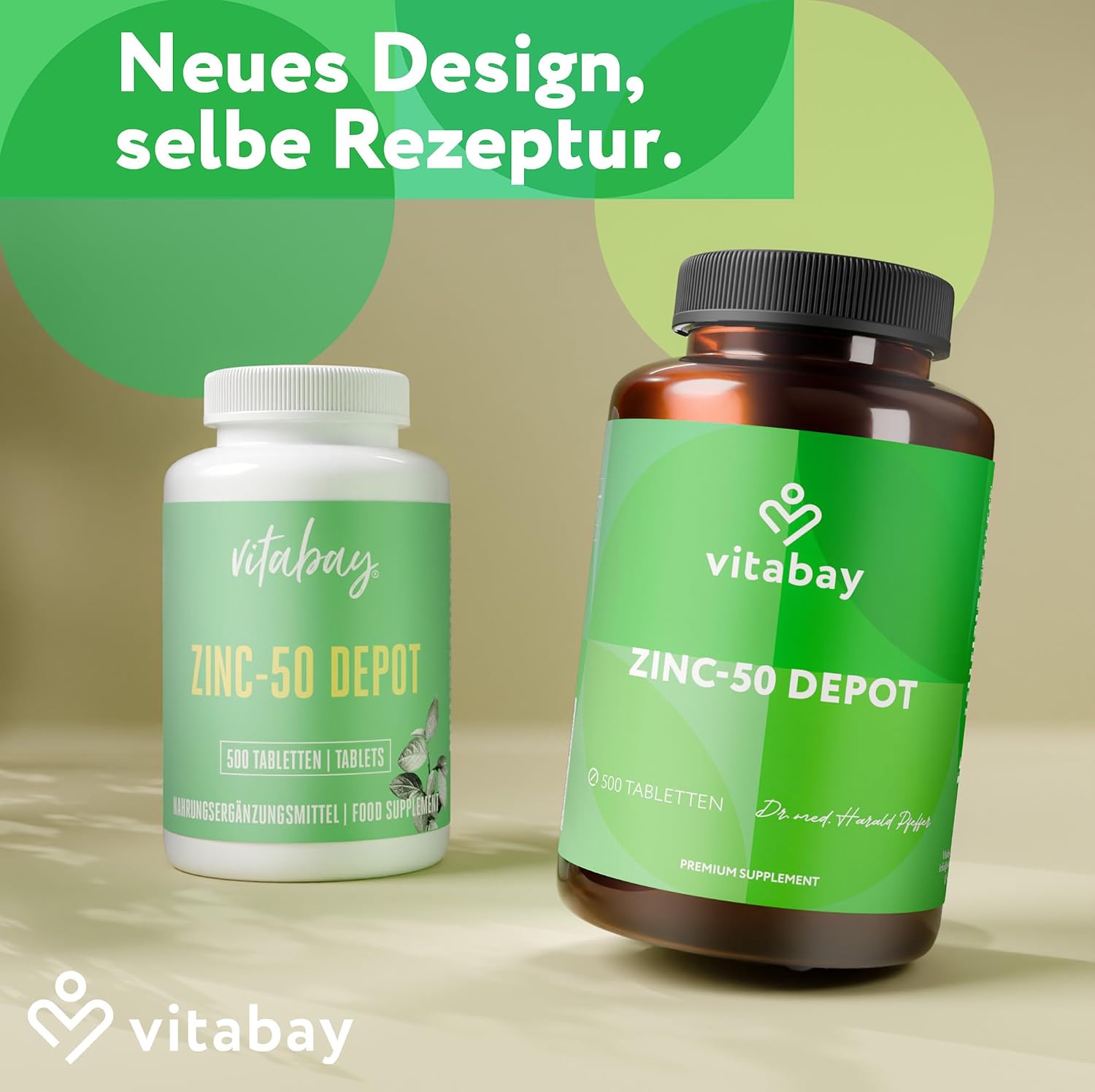 Detalle 2 de Vitabay Zink 50 mg hochdosiert 500 Tabletten