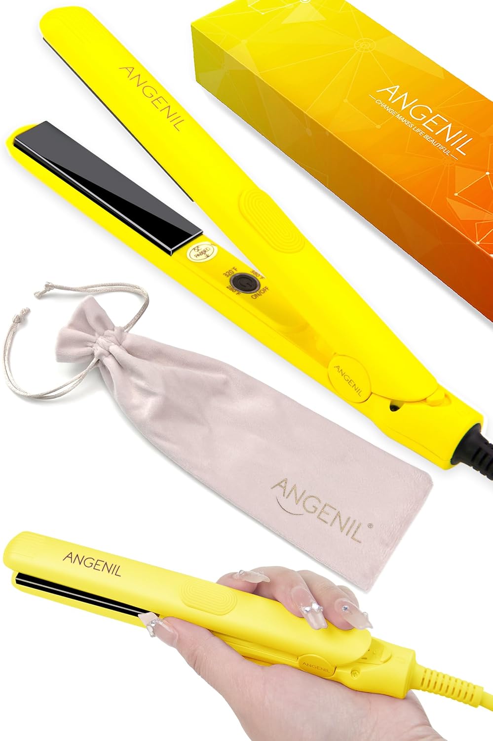 Detalle de ANGENIL Pro Ultra Mini Hair Straightener 1.8 cm