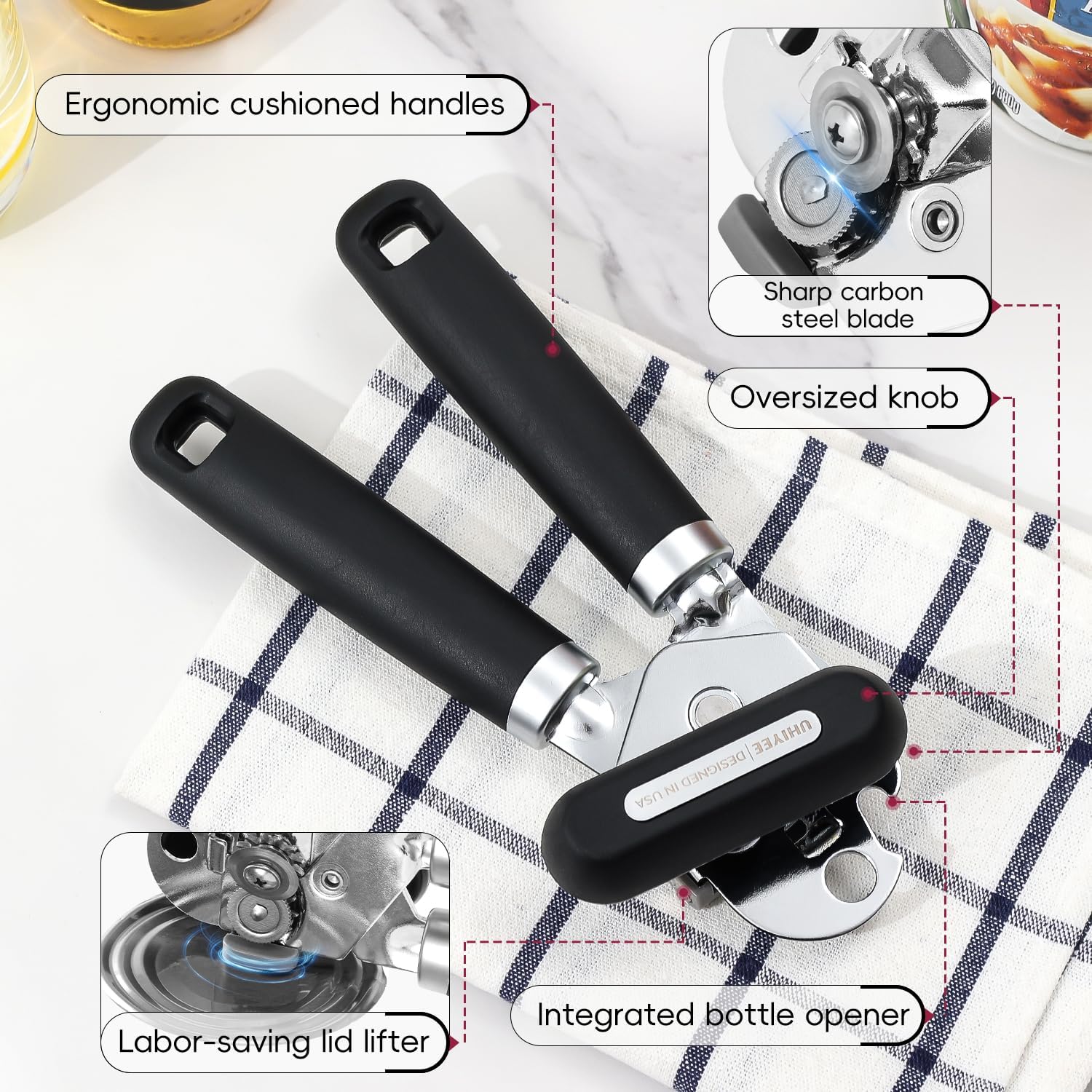 Detalle de UHIYEE manual can opener 🍴