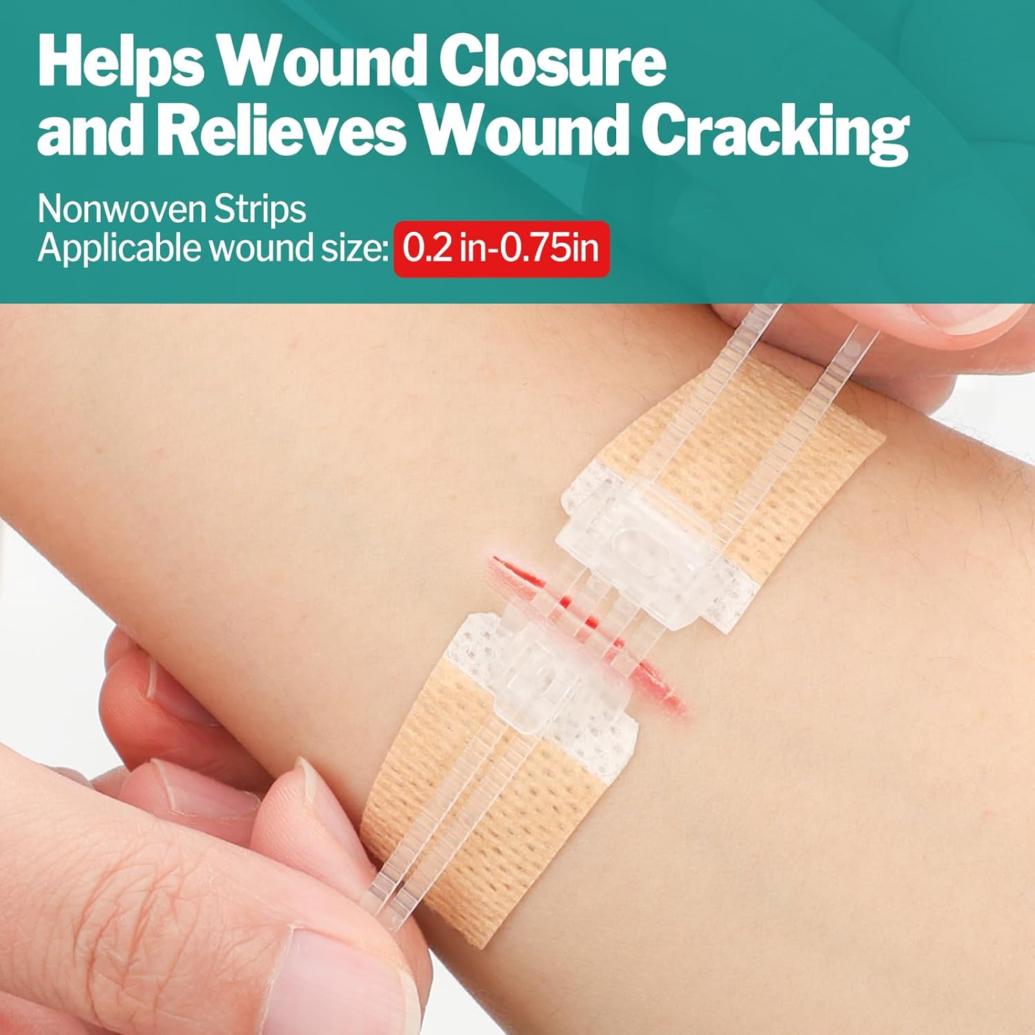 Detalle de AZEN 28 Pack Wound Closure Strips 🩹