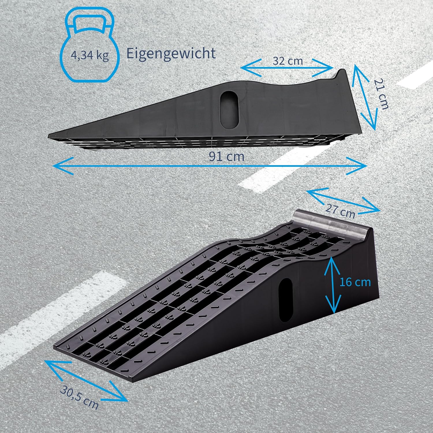 Thumbnail 4 de cartrend PKW Auffahrrampen-Set 3 t 235 mm