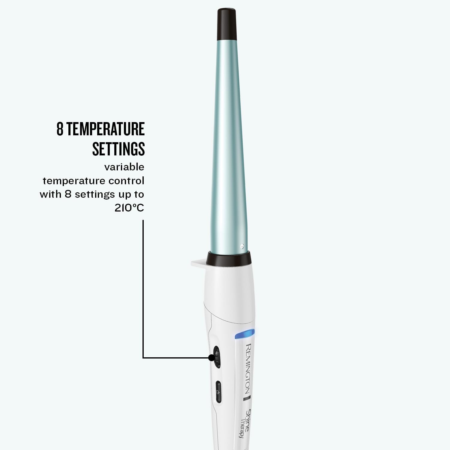 Thumbnail 1 de Remington Curling Wand CI53W with Conical 13–25mm Barrel and Shine Therapy