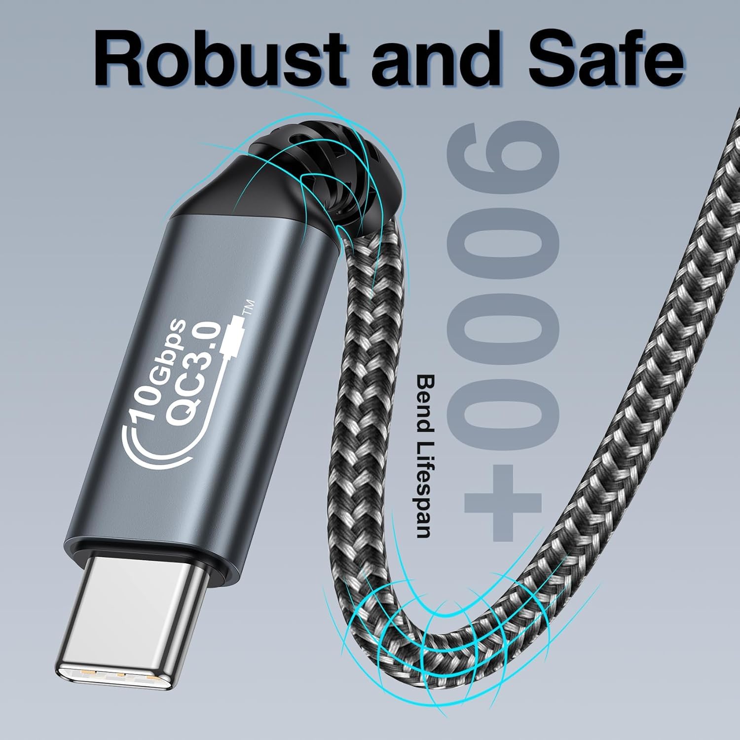 Thumbnail 5 de USB C Kabel 3 m mit 10 Gbit/s