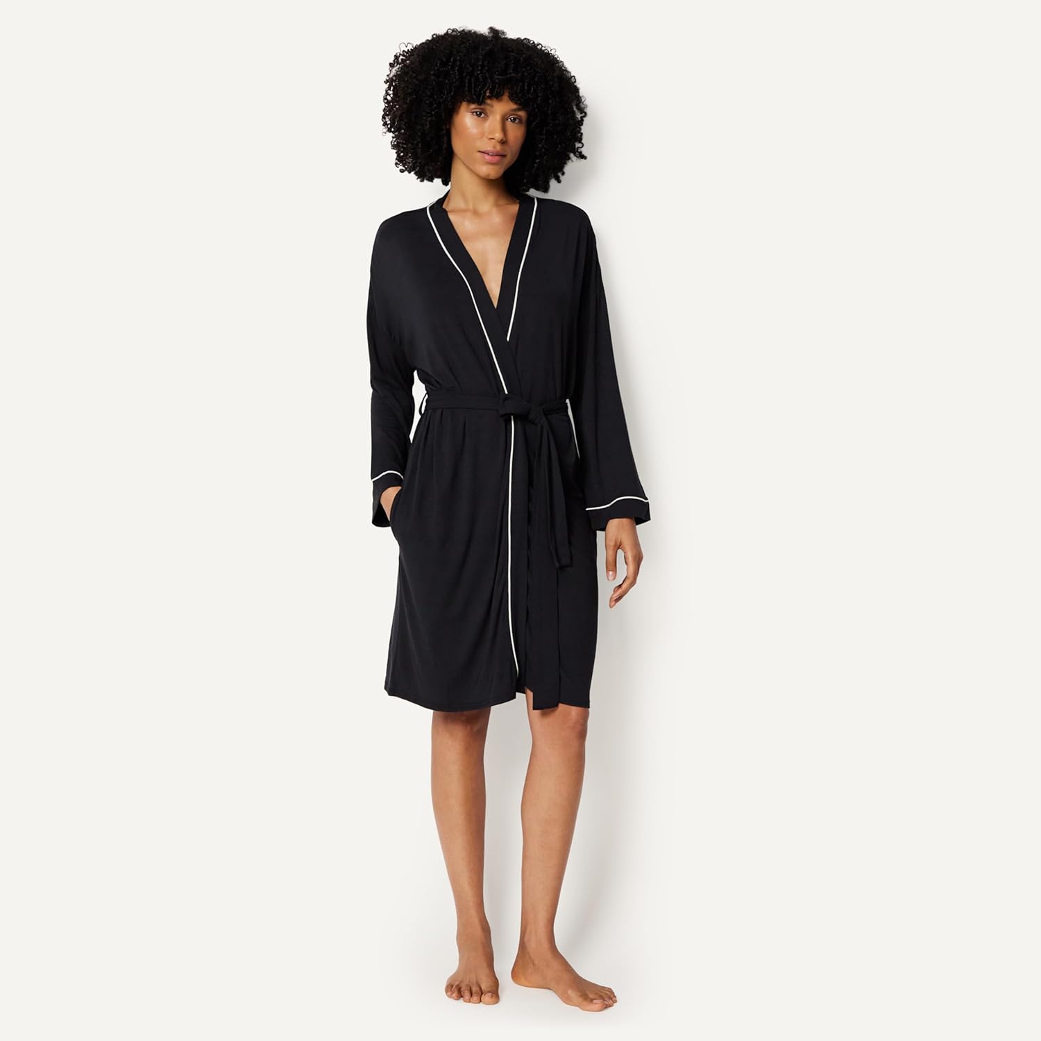 Thumbnail 4 de Amazon Essentials Women's Long Sleeve Robe, Modal-Blend Bathrobe