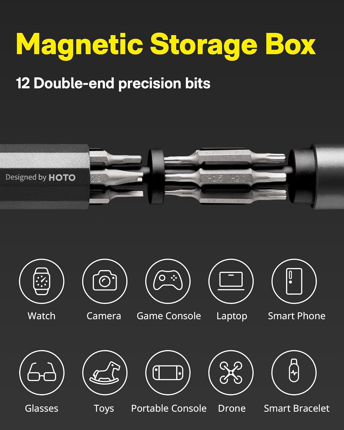 Thumbnail 2 de HOTO Precision Screwdriver Set 24-in-1